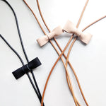 Load image into Gallery viewer, Bow Leather Bolo Ties
