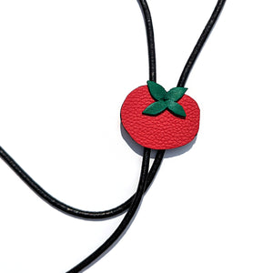 Tomato Leather Bolo Ties